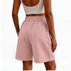 Women's Casual Wide-Leg High-Waisted Slimming Lightweight Drawstring Shorts