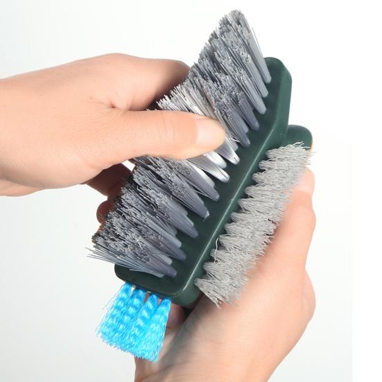 Cleaning Brush Multi-Functional Scrubbing Scraper Plastic Handle Ergonomic Grip Kitchen Toilet Cleaning Bottle Brush