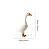 Goose Statue Ornament Resin Figurine Decorative Gift Animal Sculpture White for Fireplace Indoor
