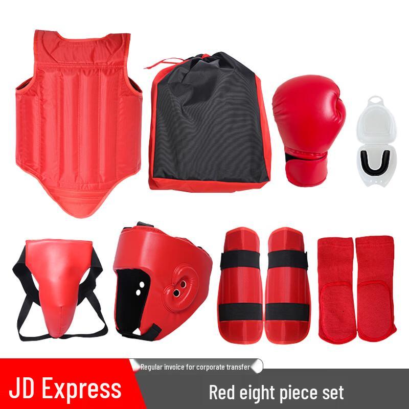 FUTLSLY Boxing & Sanda Protective Gear Set