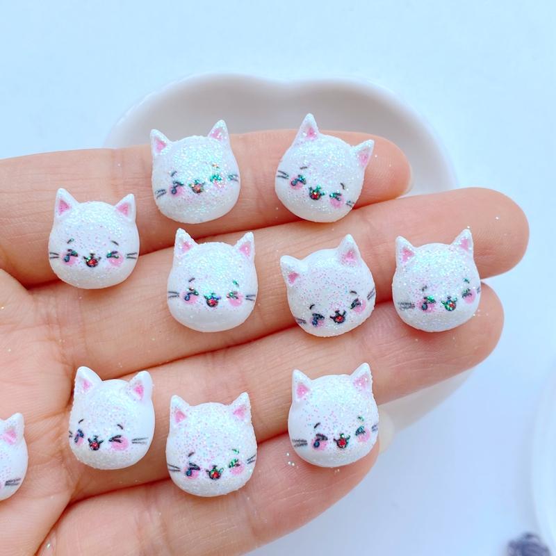 20Pcs New Kawaii Cute Shiny Little Animal Collection Flat Back Cabochons Scrapbooking DIY Jewelry Craft Decoration Accessorie