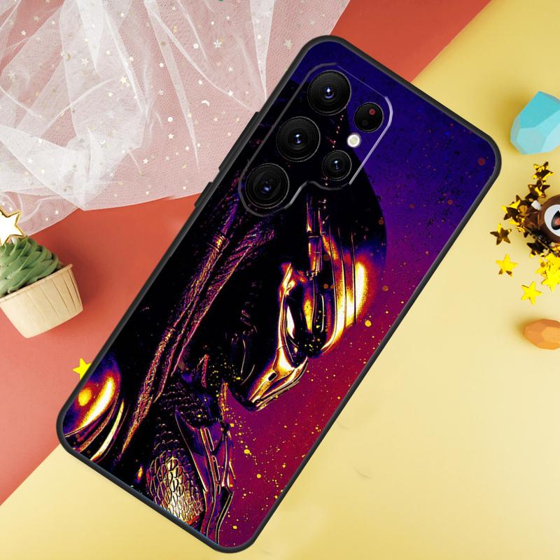 Alien Predator Case For Samsung Galaxy S23 Ultra S24 S22 S20 S21 FE Note 10 20 Ultra S8 S9 S10 Plus Cover