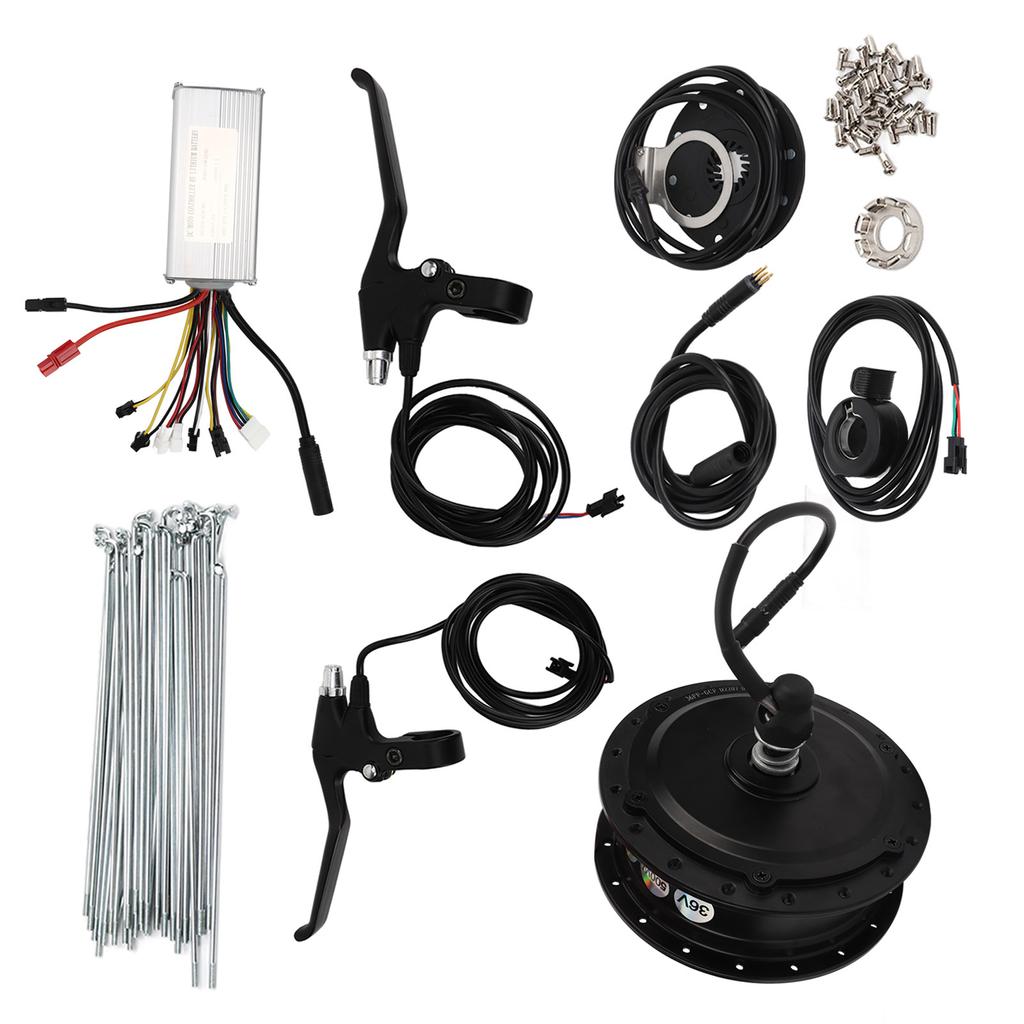 36V 500W Rear Drive Cassette Hub Motor with 22A Controller M3 Panel Electric Bike Scooters Conversion Kit