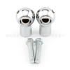 Harley-Davidson Handlebar Riser Spacer 2 Inch Tall Black Or Chrome Finish Universal Fit Touring Sportster Softail