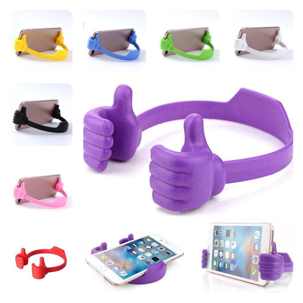 Universal Thumb Smartphone Stand Colorful Adjustable Holder For Tablets And Phones
