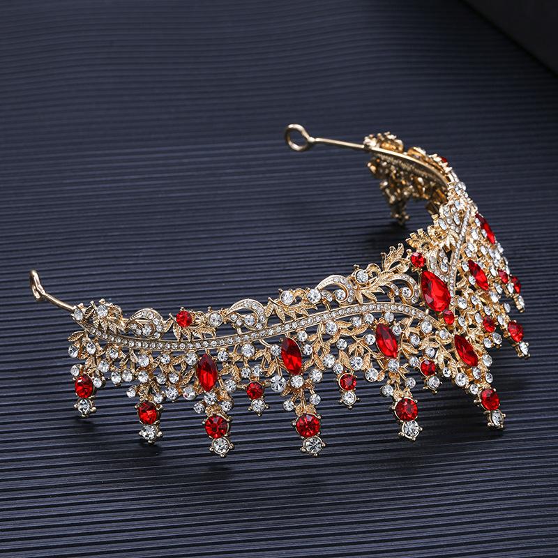 

Bride s Crown Headwear Alloy Rhinestone Hair Band Wedding Crown Birthday Hair Accessory Style Headband Accessory