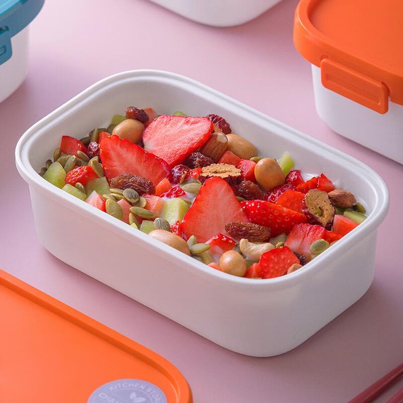 Camellia Double-Layer Divided Fresh-Keeping Lunch Box