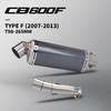 For Hornet CB600F CB 600F 2007- 2013 Hornet CB600 Exhaust Muffler Middle CB600F Link Pipe Escape Pipe Slip-on