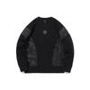 Li Ning Sweatshirt Men's Black Rock Lime Print AWDQ693-1
