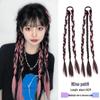 Trendy Sweet & Spicy Dreadlock Highlight Wig with Fishbone & Twist Braids