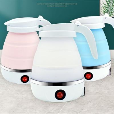 Electric Kettle Foldable Silicone Portable Water Kettle 1l Mini Small Water Boiler Camping Kettle