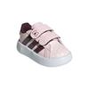 Adidas Disney X  Grand Court Comfortable Simple Versatile Fashion Low-Top Walking Shoes Baby Shoes Pink JR8131