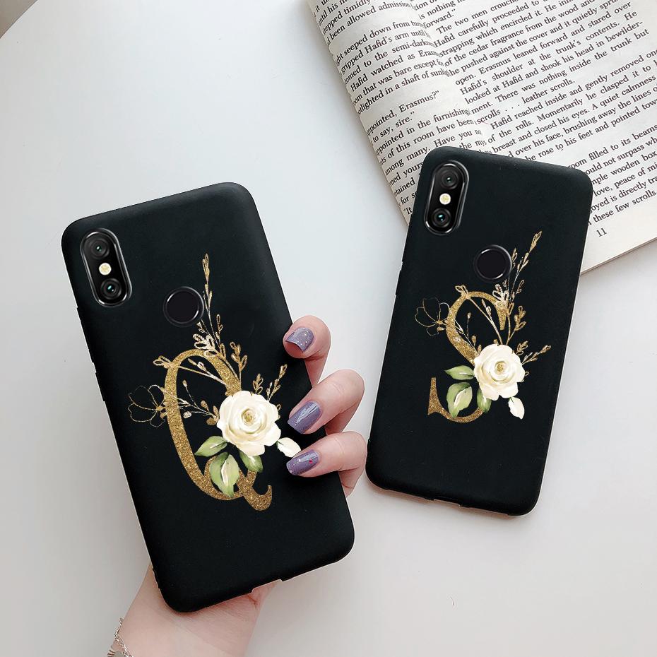 Case For Xiaomi Mi A2 A 2 Lite A1 A 1 MiA2 MiA1 Cute Letters TPU Silicone Bumper Soft Back Cover for Xiaomi Mi 5X 6X Phone Case