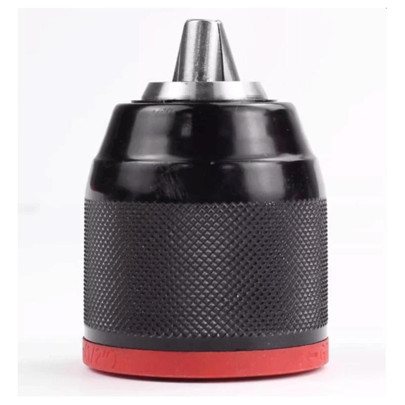 Threaded Metal Drill Chuck Square Quick Grip Adapter Chuck for Drill Bit Screwdriver Tap Socket Drill Accessories