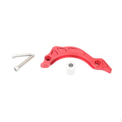Kettenstopper Ritzelabdeckung Einfach zu montieren Motorschutz Motorrad Aluminium
