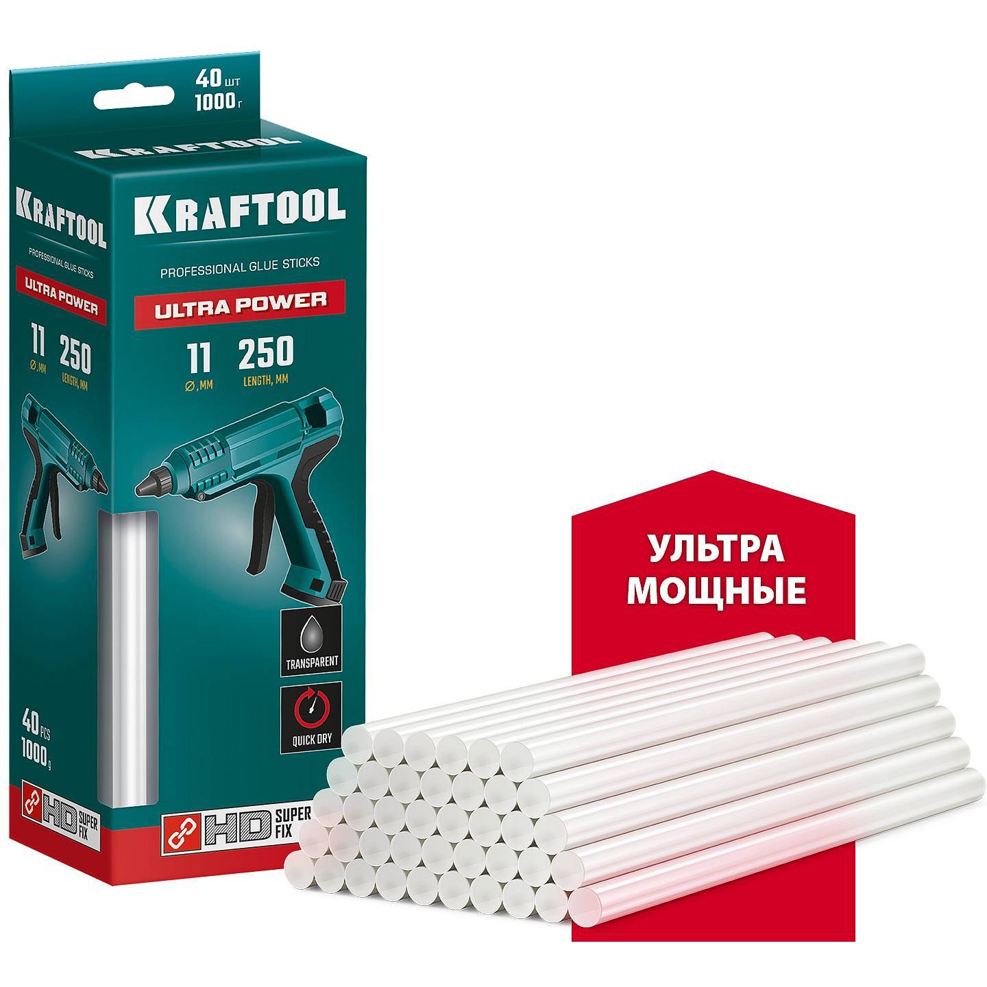 

Клеевые стержни Kraftool Ultra Power 06848-40