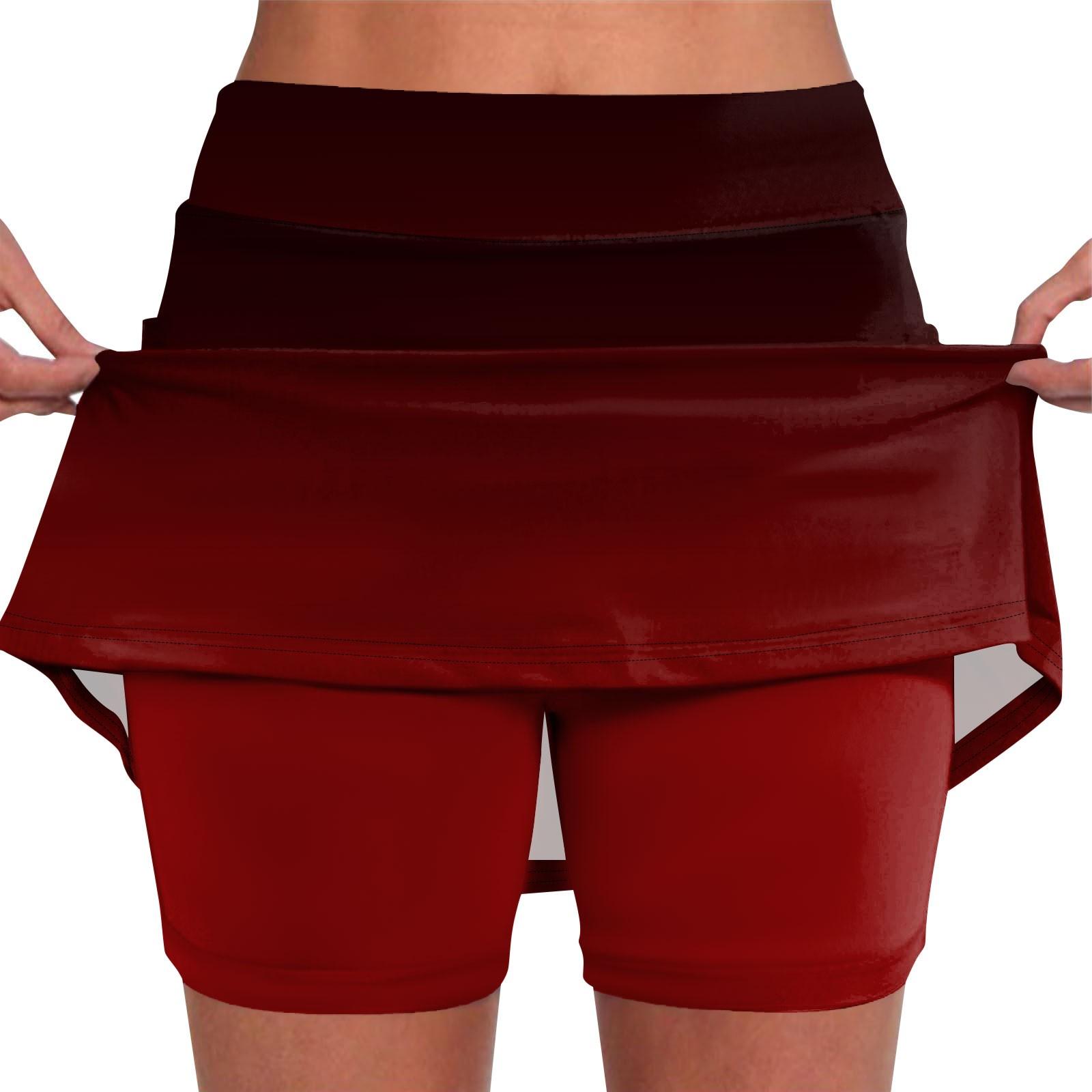 

Эластичные брюки-кюлоты для йоги для женщин, спортивные шорты с принтом, легкие узкие однотонные бегуны с высокой талией M винный