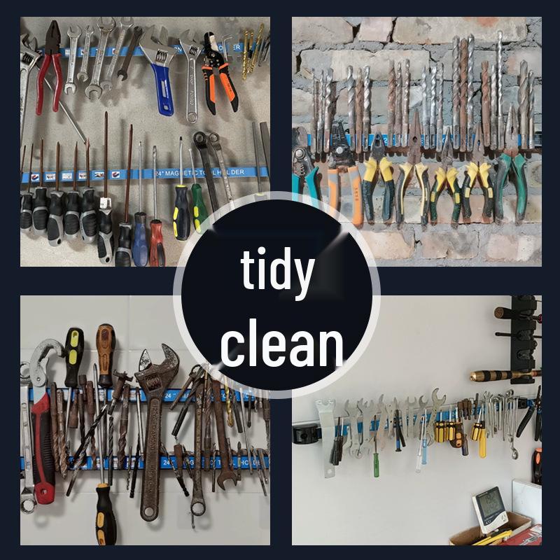 Magnetyczny Stojak do Przechowywania Narzędzi i Noży z Mocnym Chwytem