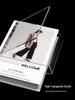 Transparent Acrylic Bookstand: Bookshelf Bookend & Desktop Display Rack