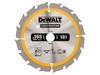 Circular Saw Blade For Wood 165/20Mm, 16 Teeth - Dw Dt1948-Qz