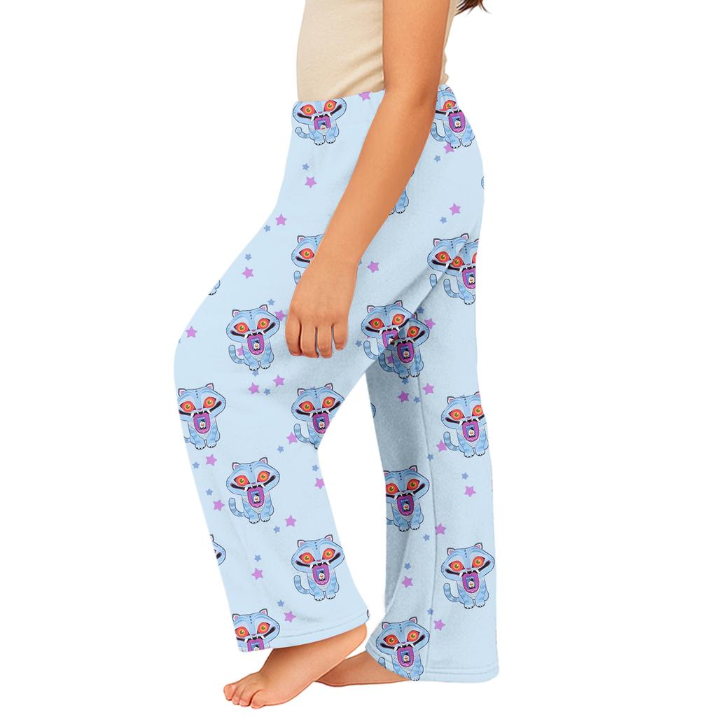 Children's Winter Pants Full Length Long Christmas Printed Pants