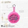HUGKIS Official Harry Potter Pink Round Pillow Storage Bag & Keychain Coin Pouch Collectible Doll
