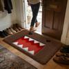 DDomokun Japan Floor Mat Soft Flannel Absorbent Mat Non-Slip Rug Home Bedroom Bathroom