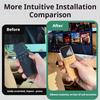 For Xpeng GX Xiaopeng GX 2026 Silicone Protective Case Car Entertainment Screen Remote Control Cover Auto Interior Accessories