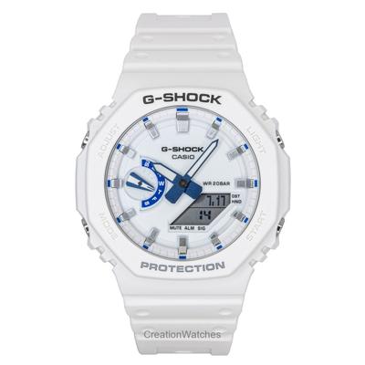 G-Shock Analog Digital Harzarmband Weißes Zifferblatt Quarz GA-2100HDS-7A 200M Herrenuhr