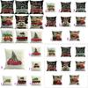 Versatile Cotton Linen Christmas Cushion Cover For Sofa Car Home Decor With Timeless Design