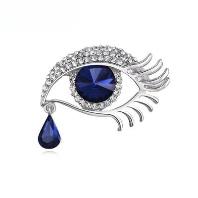 Broche Oeil de Démon - Coiffe Sophistiquée et de Haute Qualité avec Fermoir Tendance Anti-Reflet
