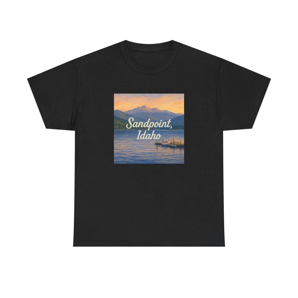 

Unisex Adult T Shirt Sandpoint Idaho Lake Pend Oreille XL