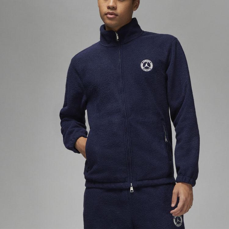 Jordan X Union MJ Trainingsjacke (Asiatische Größen) College Navy/Kokosmilch Unisex Streetwear DV7348-419