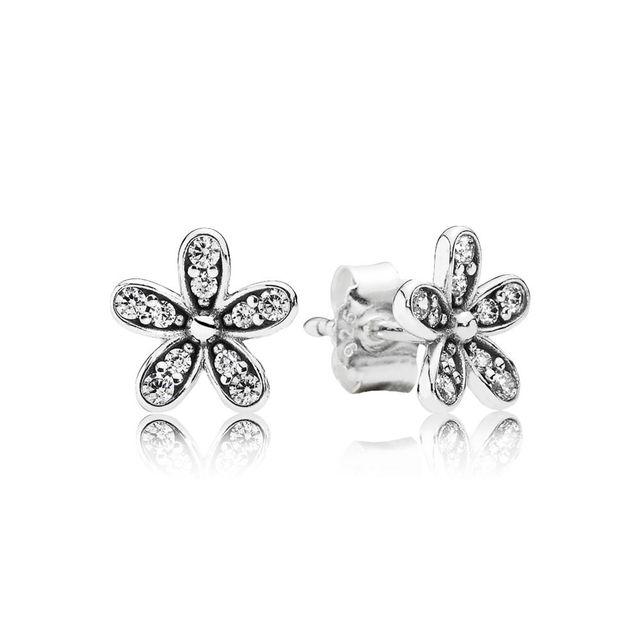 925 Sterling Silber Ohrring 9 Stil Ohrringe Blume Maus Schmetterling Herz Ohrringe Für Frauen Mode Hochzeit Schmuck