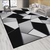 Nordic Style Living Room Carpet Modern Color Blocking Floor Washable Carpet Sofa Tea Table Rug Bedroom Floor Rugs Non-Slip Mat
