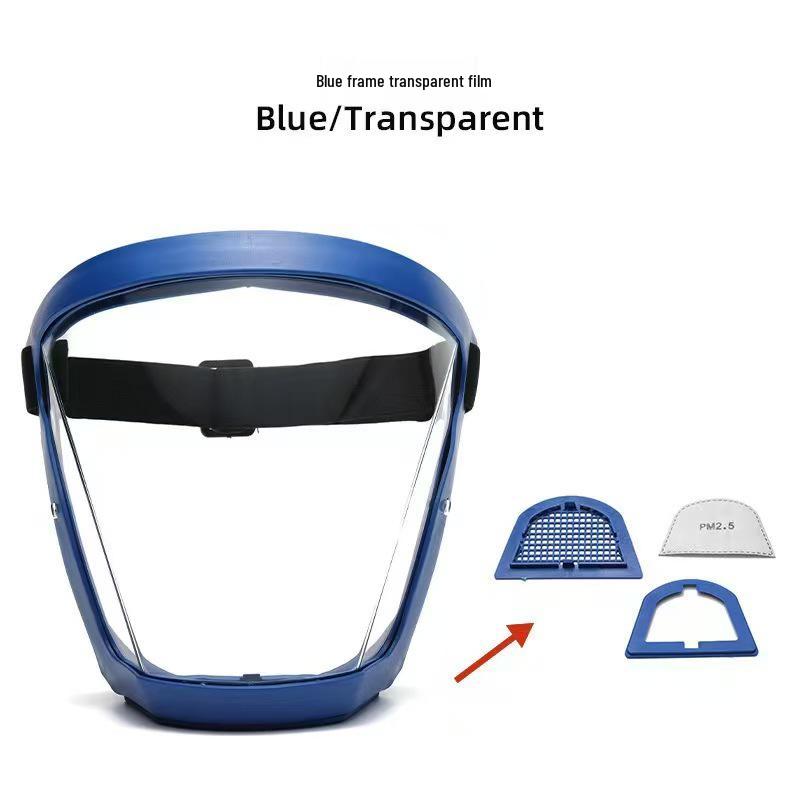 High-Definition Transparent Anti-Droplet Dustproof Protective Face Shield Goggles for Cycling