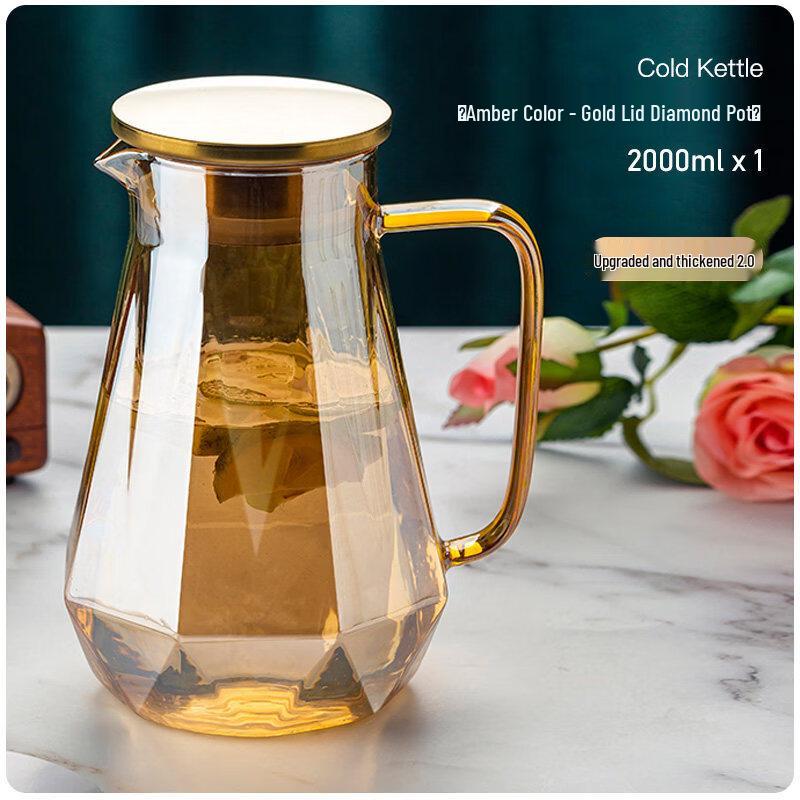 ZISIZ Glass Cold Water Kettle