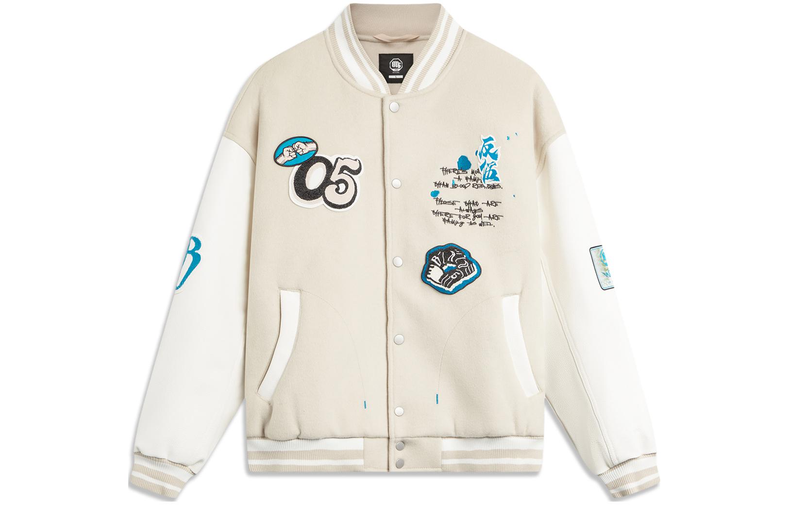 Li Ning BADFIVE Jackets & Coats Men s Sand Gravel Gray AJMU013-2 M