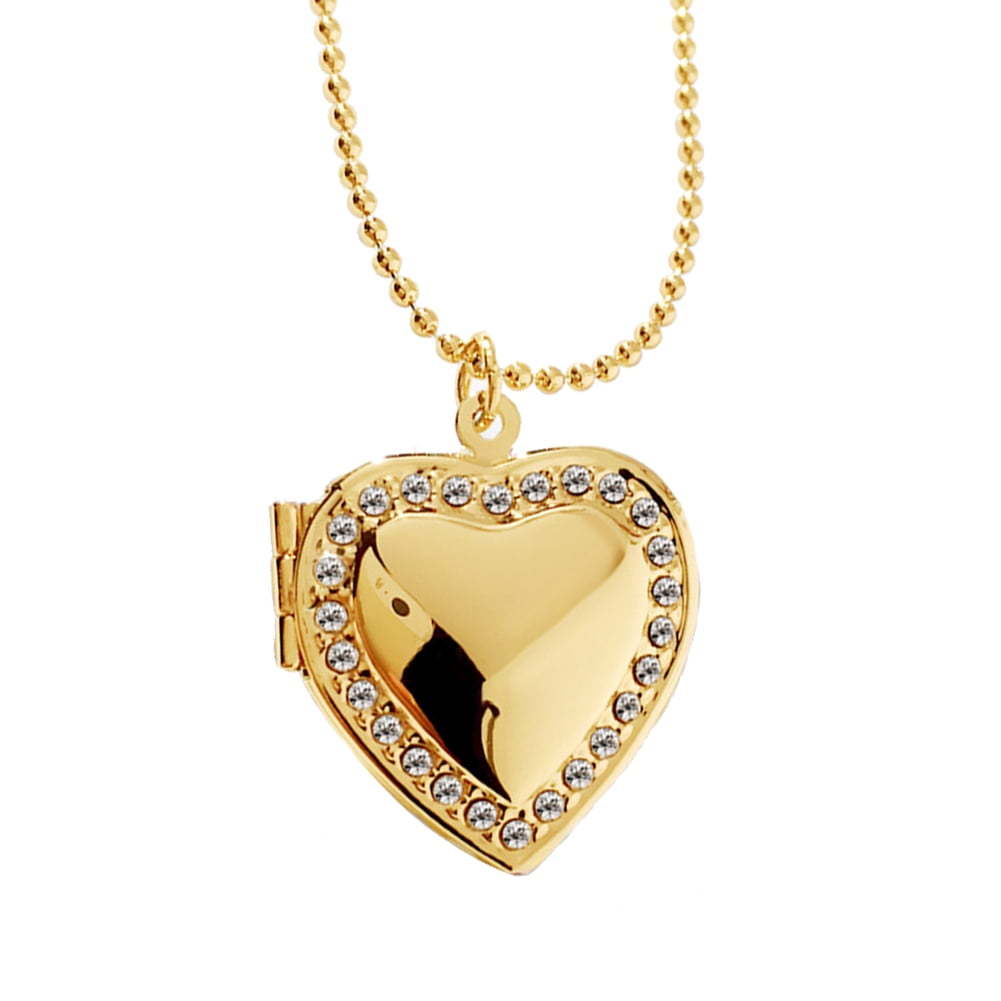 Fashionable Love Photo Box Opening Pendant Necklace