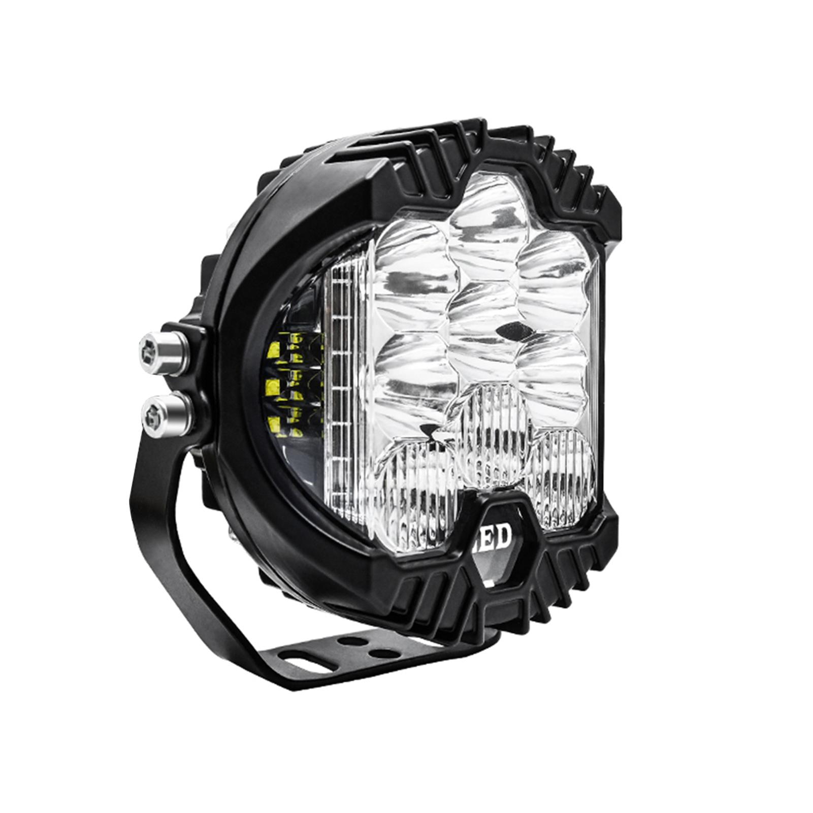 

1 шт. 5-дюймовый светодиодный рабочий свет, стручки точечного прожектора, комбинированный луч, противотуманная фара, дальний свет для бездорожья white light-5inch чёрный