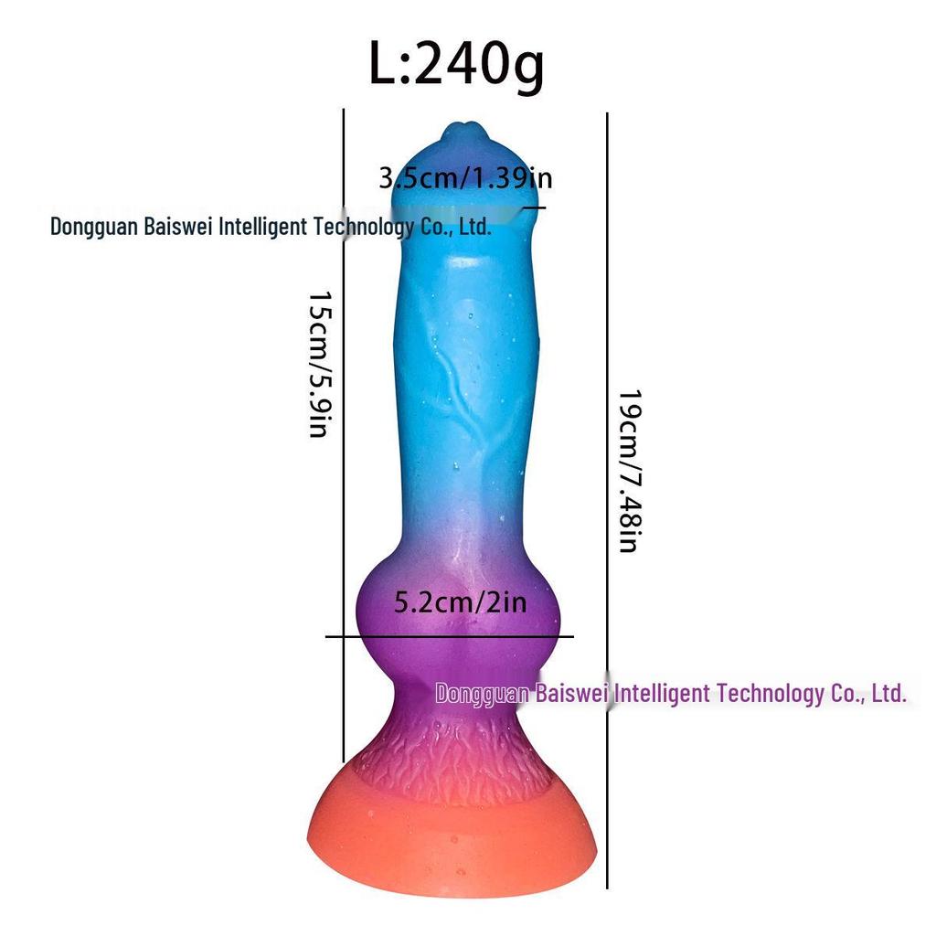 Realistic Alien Dog Silicone Dildo for Women