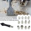 12Pcs Heat Proof Nozzles Kit, Hot Air Nozzles Hot Air Rework Station Nozzles for 850 Hot Air Soldering Station Repair Tool Accessory
