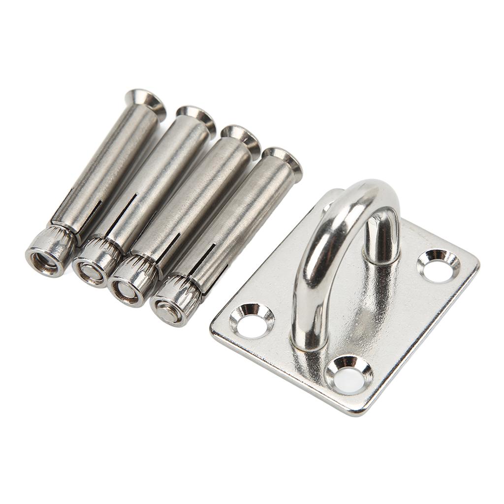 Hammock Hanger Ceiling Mount Bracket Suspension Hook Square Door Buckle 250kg Bearing for Indoor