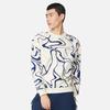 Li Ning Sweatshirts Men's Ecru Crew Neck Moderate Regular AWDS247-1