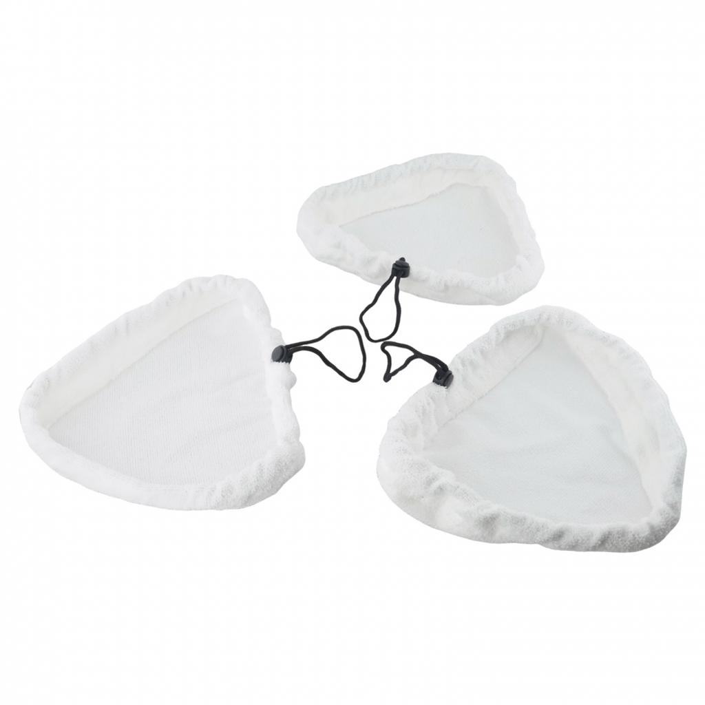 For Steam Mop Cleaning Pad Super Absorbent 3pcs Floor