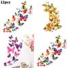 Modern Minimalist 3d Butterfly Wall Decal With Pvc Material For Living Room Decor