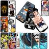 Cover for Samsung Galaxy S20 S22 S21 FE Ultra Plus A07 A17 A15 A16 A25 A57 A37 Phone Case Trafalgar D Water Law One Luffy Pieces