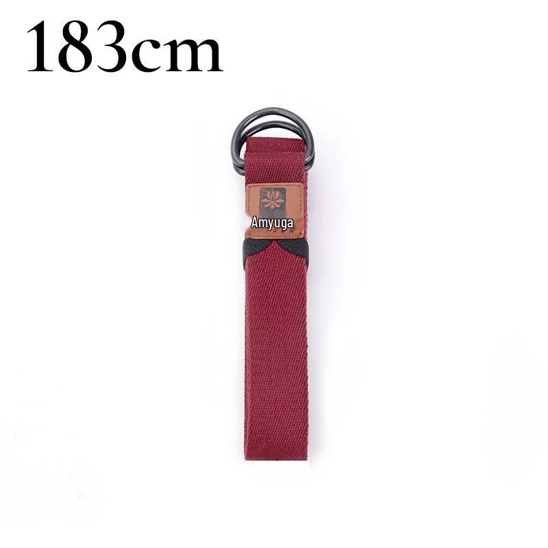 Enhanced Polyester Cotton Yoga Stretch Strap