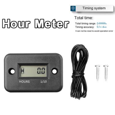 Contor orar digital inductiv impermeabil, tahometru cu afișaj LCD pentru bicicletă, motocicletă, ATV, snowmobil, barcă, schi, motor pe benzină pentru dirt bike