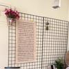 5 Sizes Nordic Metal Mesh Grid Diy Wall Photos Postcards Wall Art Display Mesh Organizer Pictures Photo Frame Shelf Home Decor